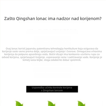 Kontejner za kontrolu korijena, smola, prozračan, za pod, jednostavan stil