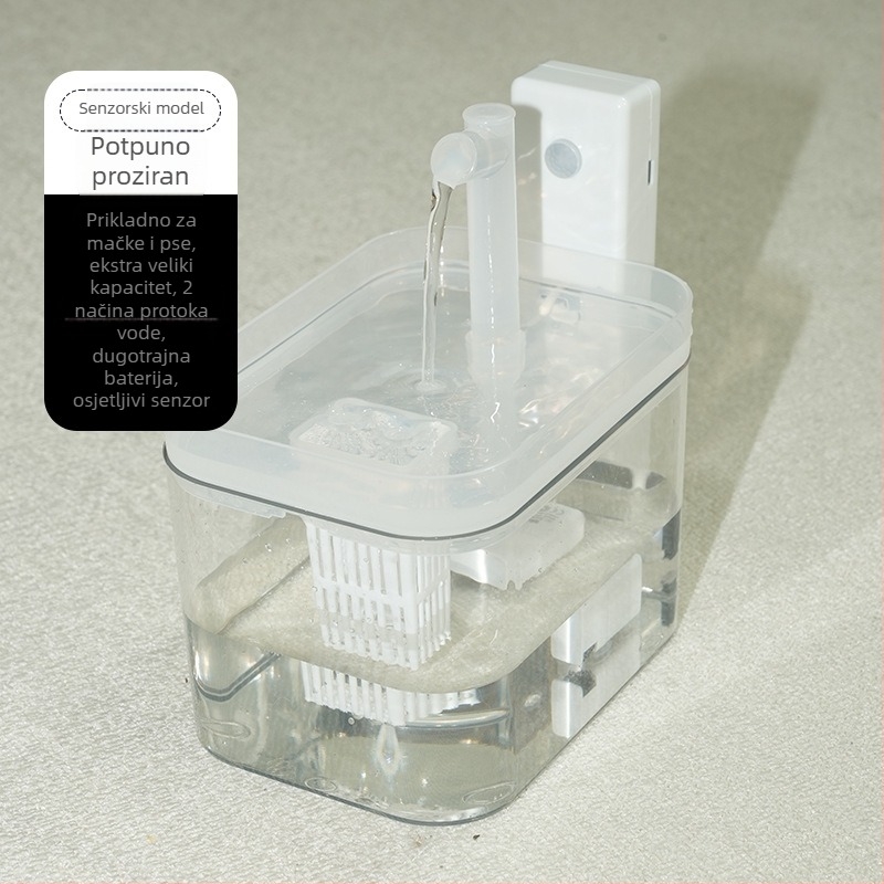 Posuda za vodu za mačke s automatskim kruženjem, plastična, Flower Season