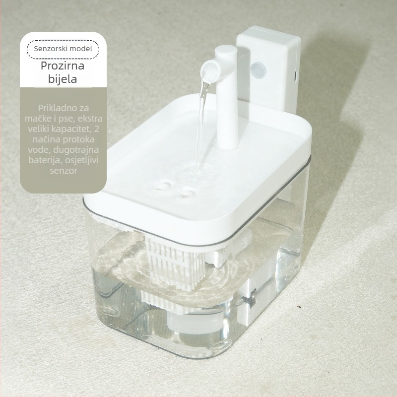 Posuda za vodu za mačke s automatskim kruženjem, plastična, Flower Season