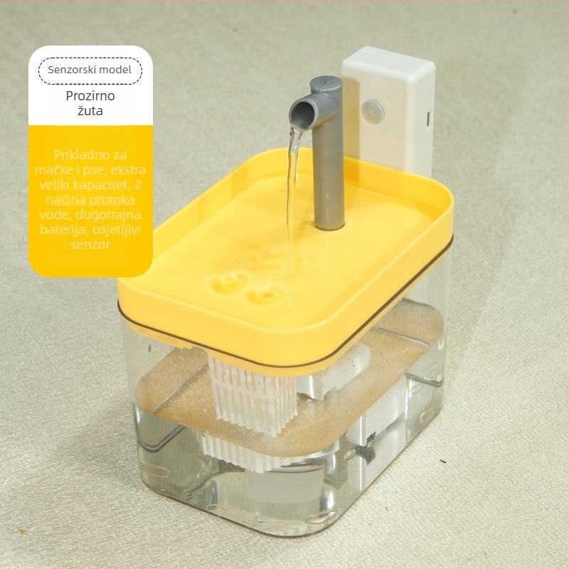 Posuda za vodu za mačke s automatskim kruženjem, plastična, Flower Season