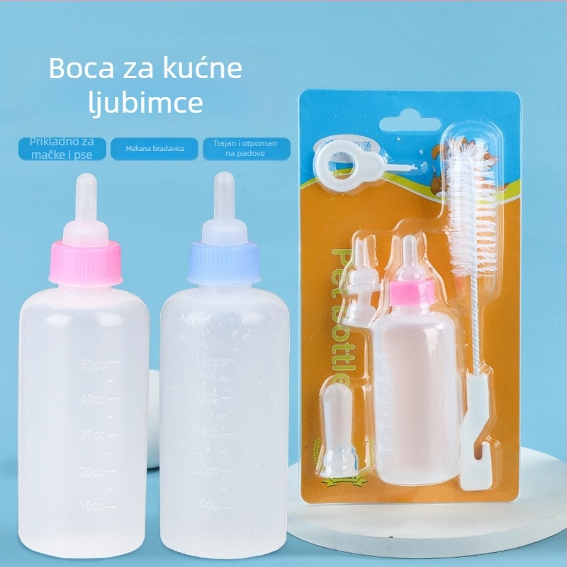 Set boca za hranjenje kućnih ljubimaca — silikon, za mačke, dodaci za kućne ljubimce