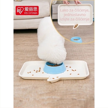 Posuda za hranu kućnih ljubimaca za pse i mačke – neprosipna podloga za prehranu, vodootporna podloga za zdjelicu mačke, PP materijal, brend Alice