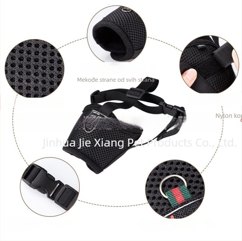 Maska za pasju njušku, prozračna najlonska, 400 kom., Beloved a pet, protiv ugriza i lajanja