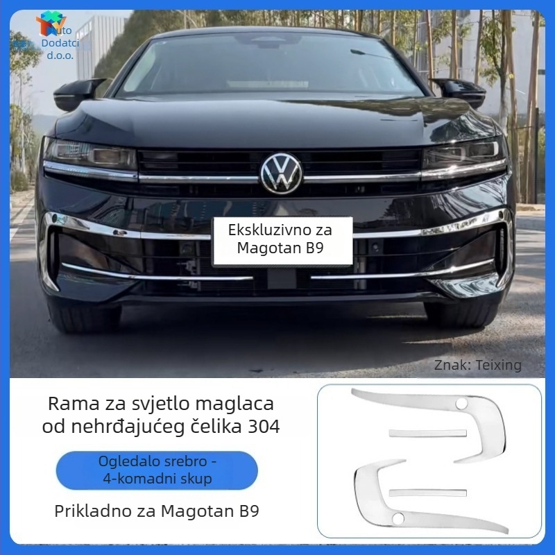 Dekorativna traka za svjetla za maglu i okvir prednjeg dijela Magotan B9, modeli 2024–2025, prilagodljiv