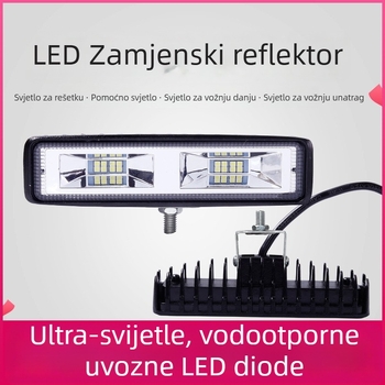 Kamionski LED spot svjetlo, duga reflektirajuća čaša lampa, 48W, kompatibilan s kamionima, nerazmontirano