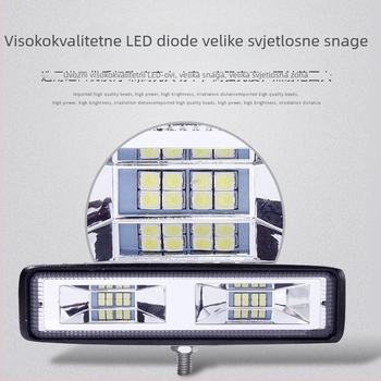 Kamionski LED spot svjetlo, duga reflektirajuća čaša lampa, 48W, kompatibilan s kamionima, nerazmontirano