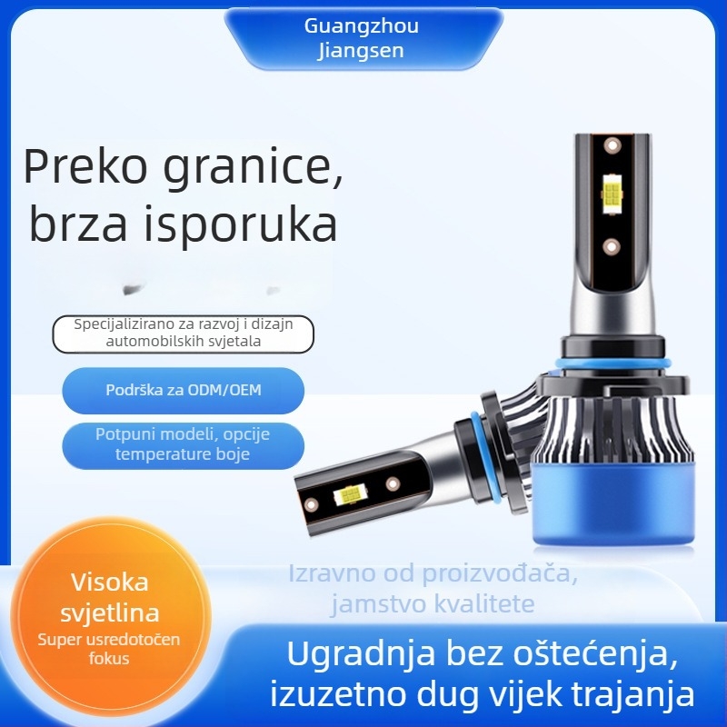 Automobilske LED lampe za prednja svjetla – 50W, 12V, 35000 lm, IP68, aluminijska legura