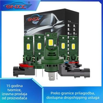 LED žarulja za automobil za prednje svjetlo - 70W, 12V, 7000LM, IP68, aluminijska legura