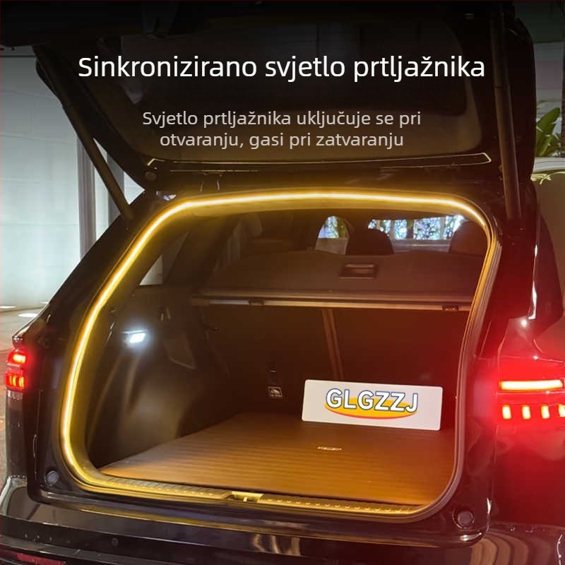 Geely Xingyue L / Haoyue L trak za prtljažnik s ambijentalnim osvjetljenjem, atmosfersko svjetlo – neškodna ugradnja u izvorno svjetlo automobila