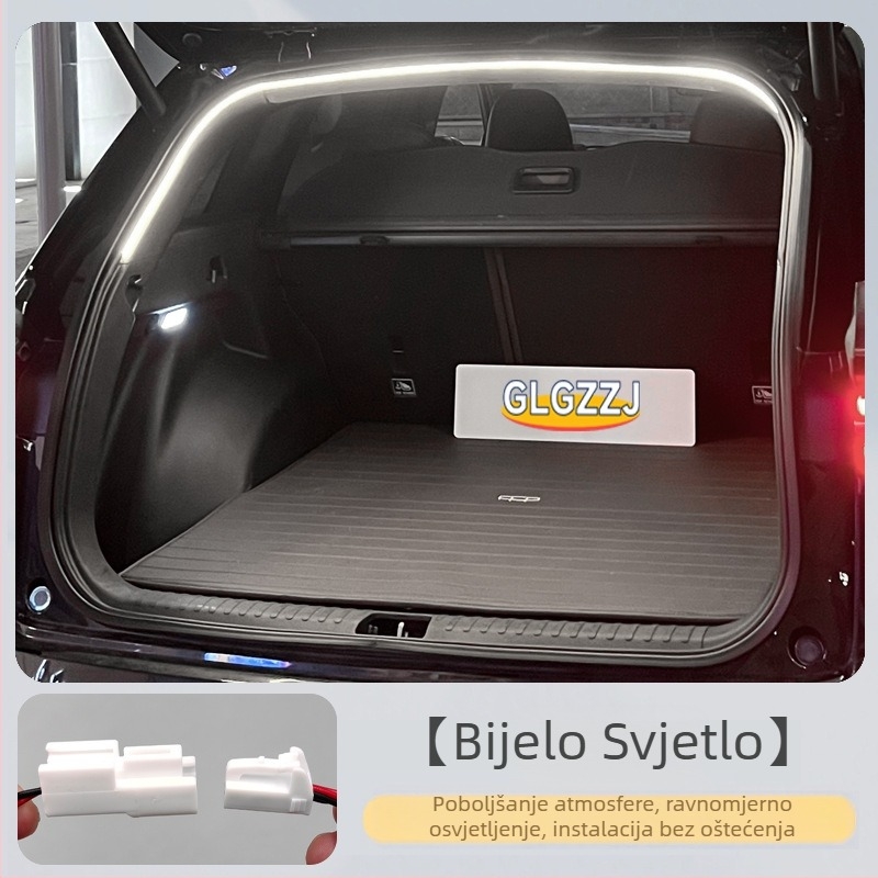 Geely Xingyue L / Haoyue L trak za prtljažnik s ambijentalnim osvjetljenjem, atmosfersko svjetlo – neškodna ugradnja u izvorno svjetlo automobila