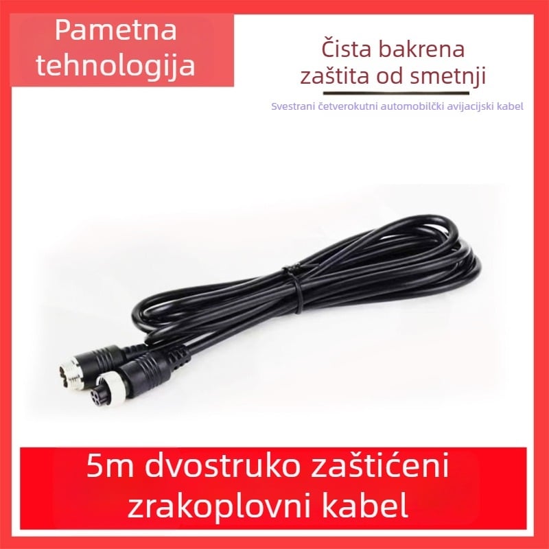 Kamera za vožnju unatrag, model Zl-01, 12–36V, 1080P/720P, AHD/CCD, vidno polje 90–120°