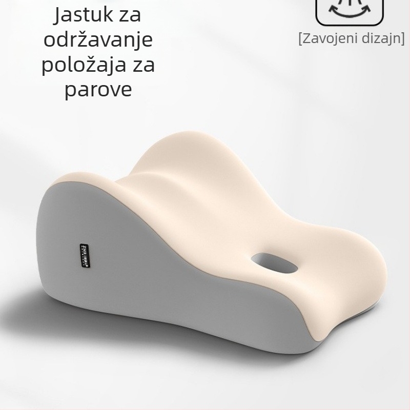 Jastuk za lumbalnu podršku za ured — punjenje memory foam, moderan minimalistički stil, prilagođena obrada