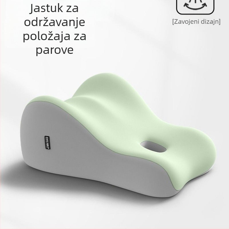 Jastuk za lumbalnu podršku za ured — punjenje memory foam, moderan minimalistički stil, prilagođena obrada