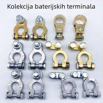 Klem za automobilsku bateriju od čistog bakra, čvrsta konstrukcija, spoj za polove baterije