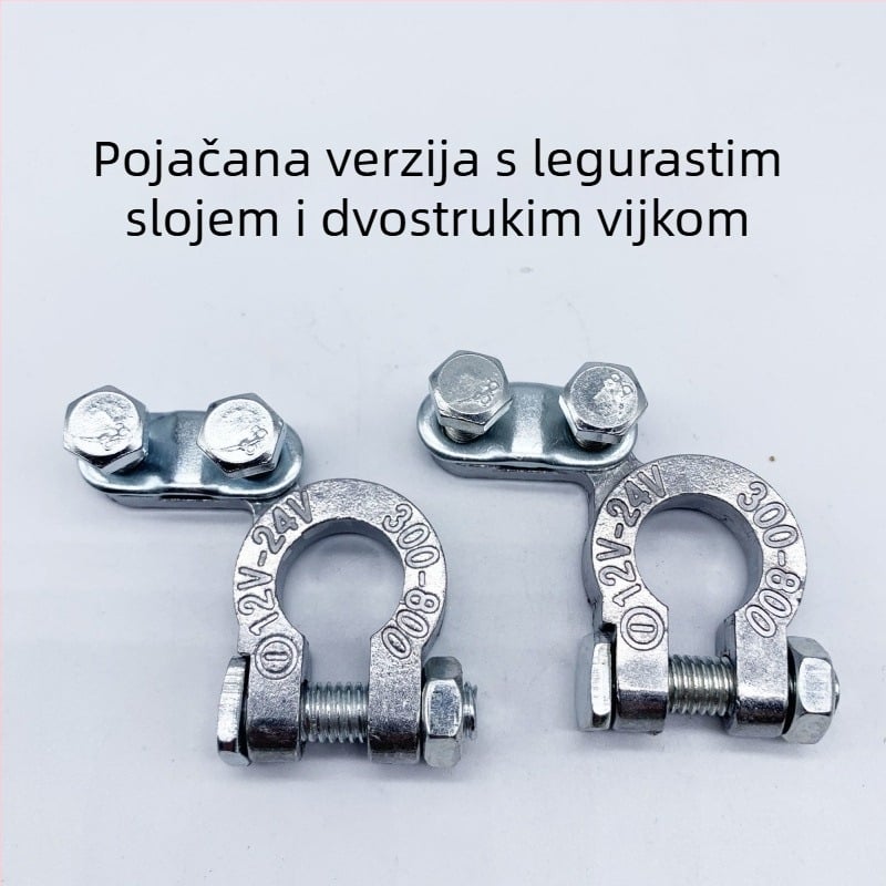 Klem za automobilsku bateriju od čistog bakra, čvrsta konstrukcija, spoj za polove baterije
