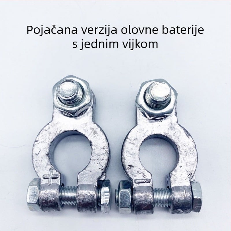 Klem za automobilsku bateriju od čistog bakra, čvrsta konstrukcija, spoj za polove baterije