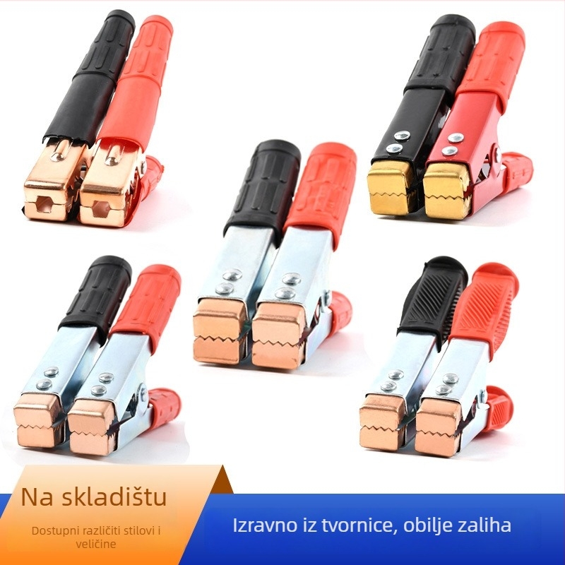 Xinfushuo Visoko-strujni klip za automobilcki akumulator, krokodilski klip, 100–1000A, Puni i polovični set