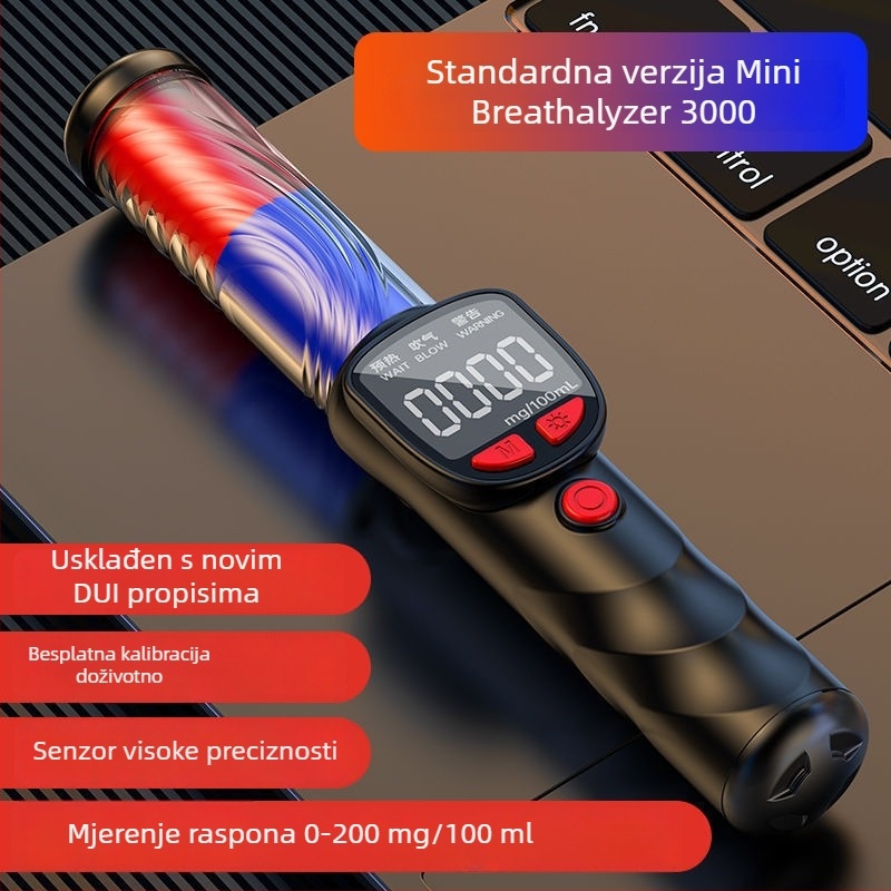 Breathalyzer za alkohol – Visoko precizan mjerni instrument
