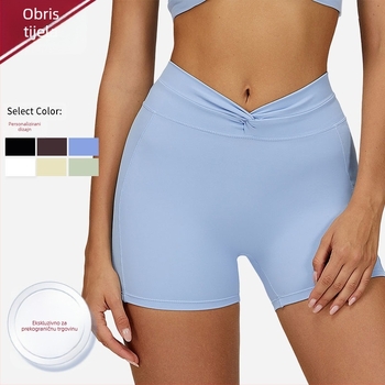 Ženske fitness šortse – podizanje zadnjice, brzo sušenje, mješavina najlona i elastana 78/22, kratka dužina, ljeto 2026