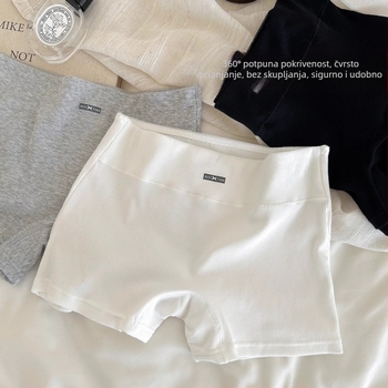 Ženske pamučne bokserice, dišuće, antibakterijske, dvostruko funkcionalne ljetne tanke šortseve, 95–100% pamuka