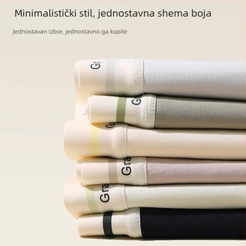 Gaćice za djevojčice od pamuka, 100% pamuk, antibakterijske, prozračne, srednje visoke talije