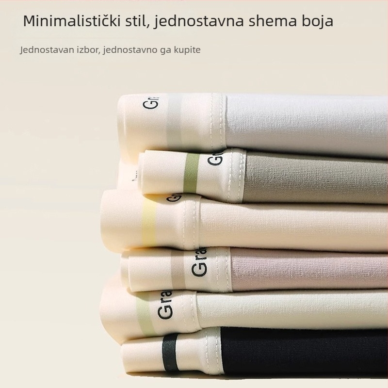 Gaćice za djevojčice od pamuka, 100% pamuk, antibakterijske, prozračne, srednje visoke talije