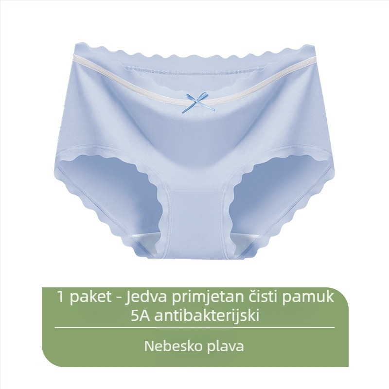 Japanski stil pamukaste žene gaćice, antibakterijske, prozračne, udobne, srednji pojas, plus veličina
