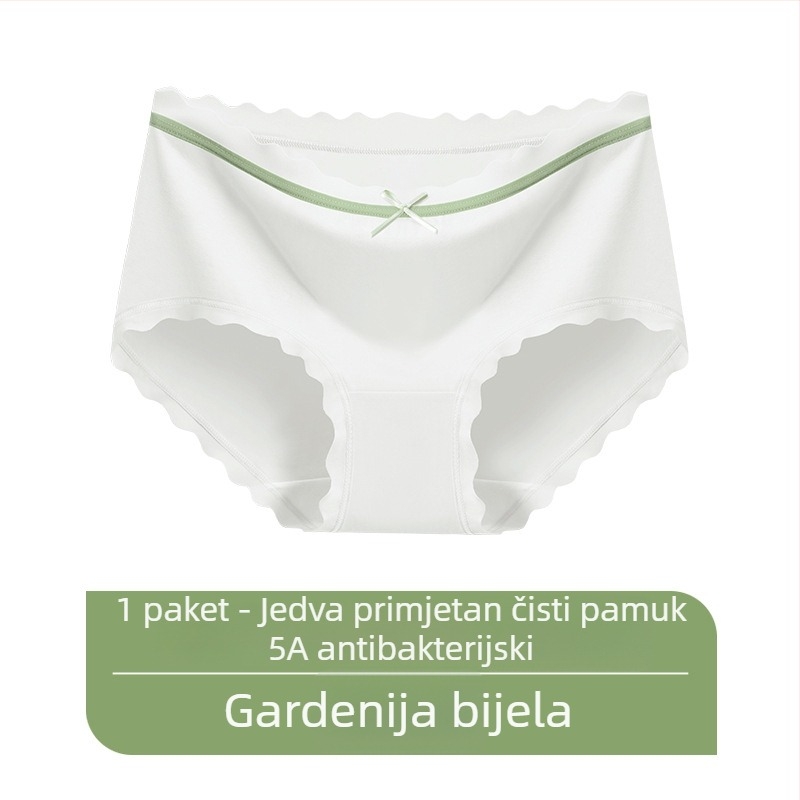 Japanski stil pamukaste žene gaćice, antibakterijske, prozračne, udobne, srednji pojas, plus veličina