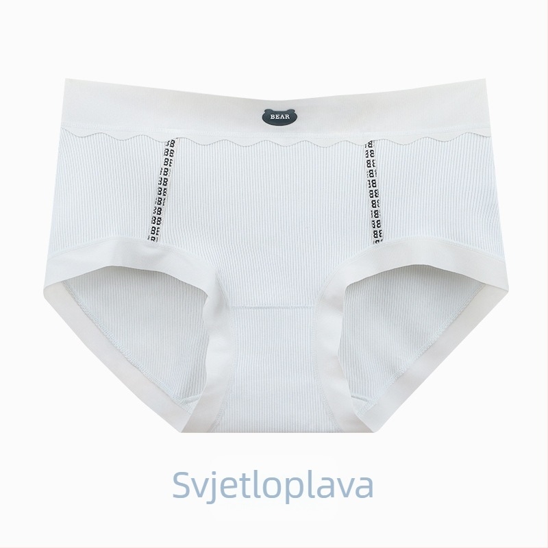 Djevojčice pamuk antibakterijske gaćice sa srednjim pojasom, prozračne, 95–100% pamuka, podstava u preponama 50–70% pamuka