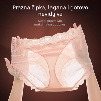 Ženske čipkaste gaćice s liftingom stražnjice, prozračne i brzo sušeće, trokutaste šortice (Materijal: čipka; Glavni materijal: najlon 90–95%; Podstava prepona: 100% pamuk)
