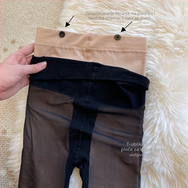 Zamjenski vanjski sloj za čarape | Najlon, Uzorak: valoviti, Tanak, Najlon 90–95%, Četiri godišnja doba