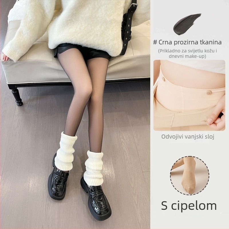 Zamjenski vanjski sloj za čarape | Najlon, Uzorak: valoviti, Tanak, Najlon 90–95%, Četiri godišnja doba