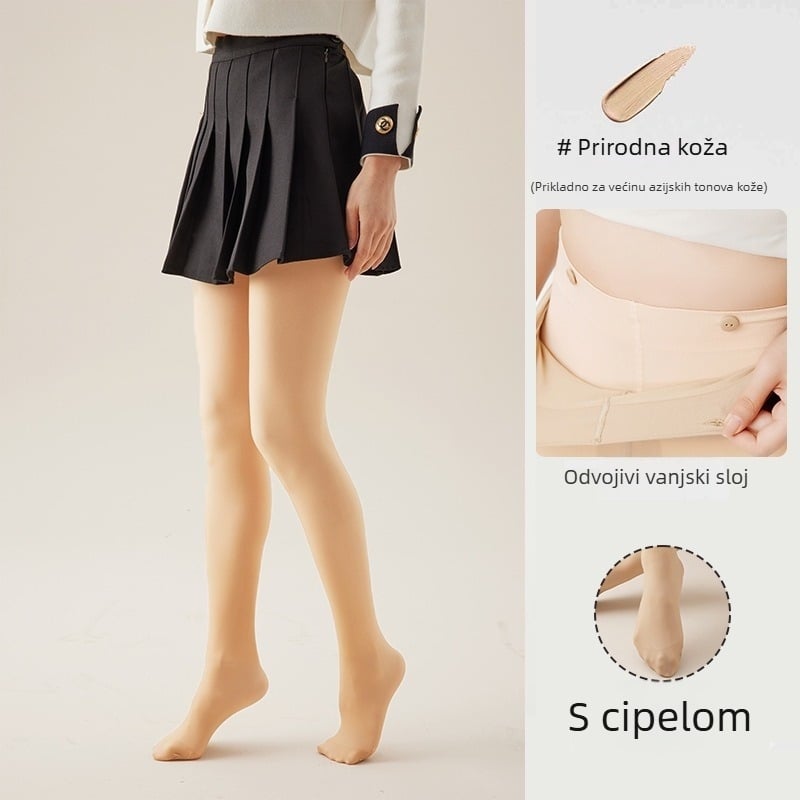 Zamjenski vanjski sloj za čarape | Najlon, Uzorak: valoviti, Tanak, Najlon 90–95%, Četiri godišnja doba