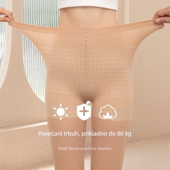 Najlon tajice za podizanje bokova i oblikovanje, jednofarbne