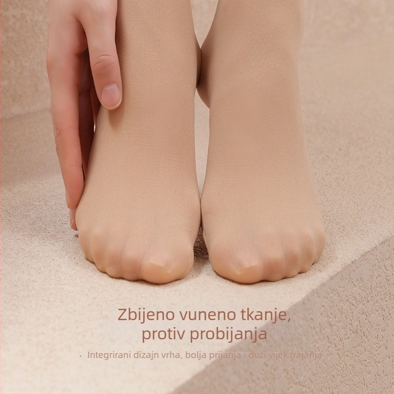 Najlon tajice za podizanje bokova i oblikovanje, jednofarbne