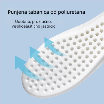 Platforme cipele - okrugli vrh, platnene gornje, gumeni potplat, prozračne, za žene