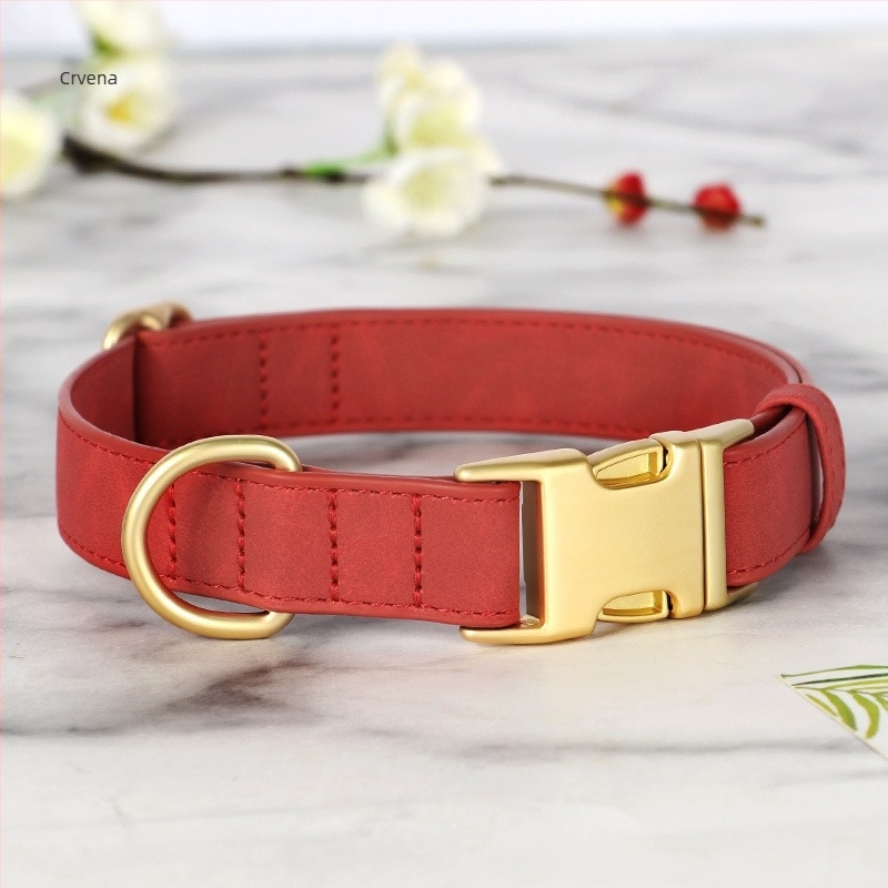 Gravirana ogrlica za pse sa zaštitom od gubitka – Univerzalni stil, Uzorak 69850, Materijal: svilen cvijet