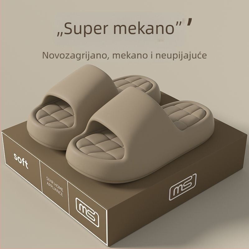 Papuče EVA s debelim potplatom, protuklizne, za unutarnju i vanjsku upotrebu, prozračne i lagane, EVA gornji dio i potplat, potplat injekcijski oblikovan, debljina potplata 0-3 cm