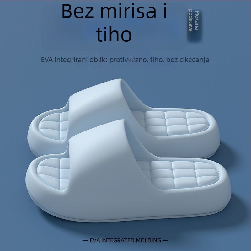 Papuče EVA s debelim potplatom, protuklizne, za unutarnju i vanjsku upotrebu, prozračne i lagane, EVA gornji dio i potplat, potplat injekcijski oblikovan, debljina potplata 0-3 cm