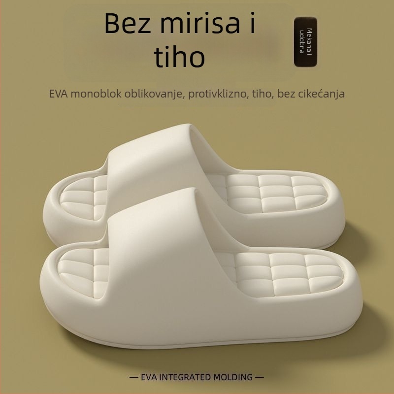 Papuče EVA s debelim potplatom, protuklizne, za unutarnju i vanjsku upotrebu, prozračne i lagane, EVA gornji dio i potplat, potplat injekcijski oblikovan, debljina potplata 0-3 cm