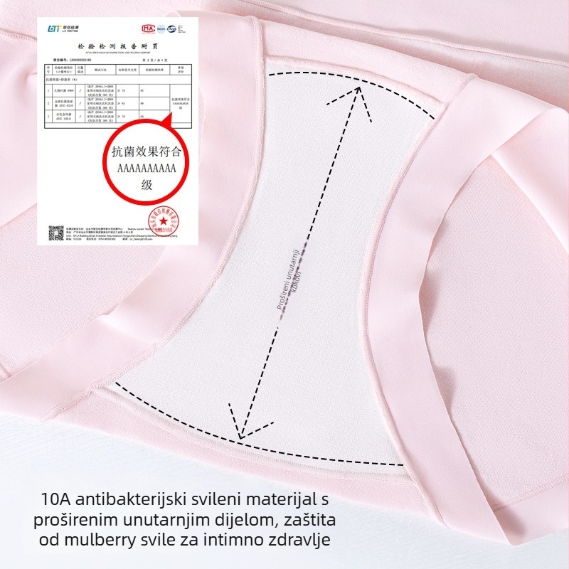 Ženske gaćice visokog struka od pamuka – antibakterijske, bez vidljivih linija, prozračne udobne, nježne prema koži
