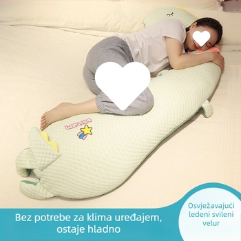 Jastuk s ice silk flisom, crtani uzorak, PP pamuk punilo, jednostavan i moderan stil