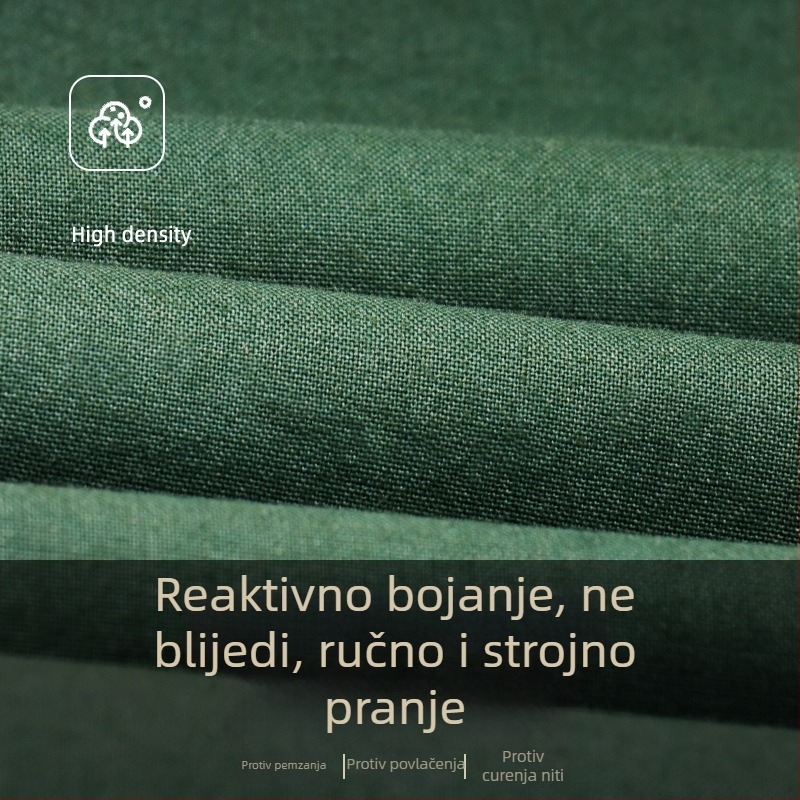 Navlaka za pokrivač, jednofarban uzorak, twill tkanina, reaktivno bojanje, 40s vlakna, 100% pamuk