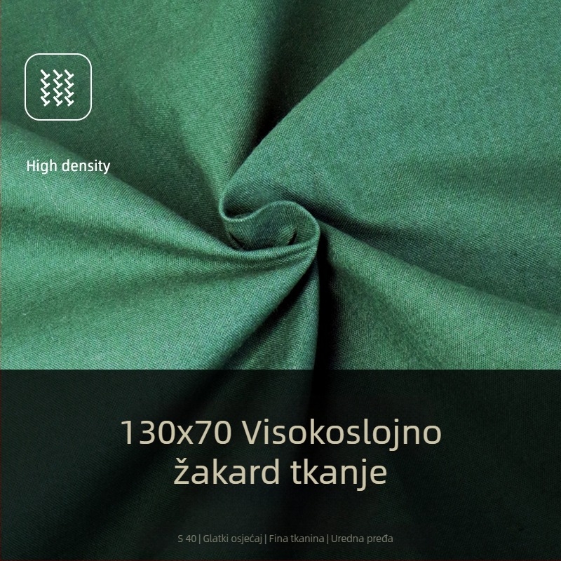 Navlaka za pokrivač, jednofarban uzorak, twill tkanina, reaktivno bojanje, 40s vlakna, 100% pamuk