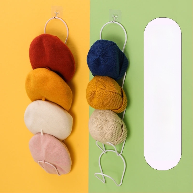 Organizator za kapu, plastični, s jednim kukom, moderan minimalistički stil (maksimalno opterećenje 0-1 kg)