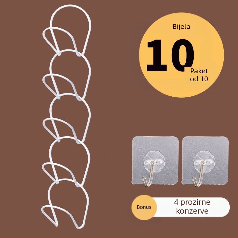 Organizator za kapu, plastični, s jednim kukom, moderan minimalistički stil (maksimalno opterećenje 0-1 kg)