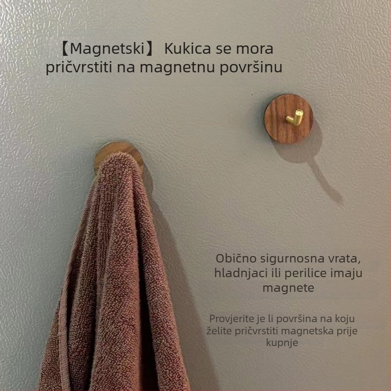 Magnetna kuka, jednostavan dizajn, moderni minimalistički stil, materijal: magnet, 1 komad