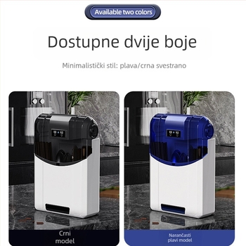 Držač štapića za zidnu montažu s dezinfekcijom i sušenjem – materijal PP; montaža na zid; funkcije: dezinfekcija i sušenje; prašinska zaštita