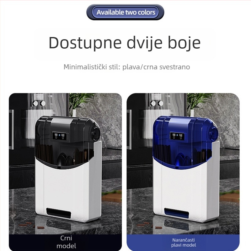 Držač štapića za zidnu montažu s dezinfekcijom i sušenjem – materijal PP; montaža na zid; funkcije: dezinfekcija i sušenje; prašinska zaštita