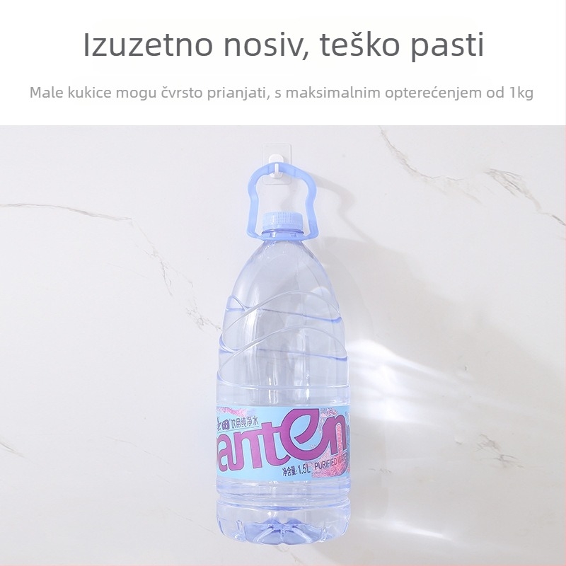 Meike ljepljivi kuka ABS, jedan kukA, moderni stil, nosivost 0–1 kg, 9 kom., izdanje Zima 2022.